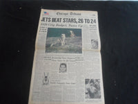 1969 AUGUST 2 CHICAGO TRIBUNE NEWSPAPER - JETS BEAT STARS - MOON PHOTOS- NP 5863