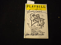 1993 SHE LOVES ME PLAYBILL - LOUIS ZORICH & HOWARD MCGILLIN SIGNATURES - J 8246