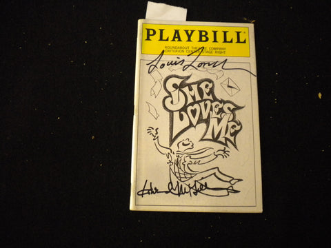 1993 SHE LOVES ME PLAYBILL - LOUIS ZORICH & HOWARD MCGILLIN SIGNATURES - J 8246