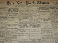 1916 NOVEMBER 2 NEW YORK TIMES - ODDS ON HUGHES CHANGE TO 10 TO 7 - NT 7681