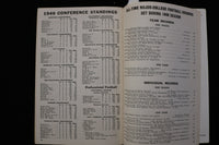 1950 DEE CEE DINER FOOTBALL SCHEDULES-RECORDS - K 2840