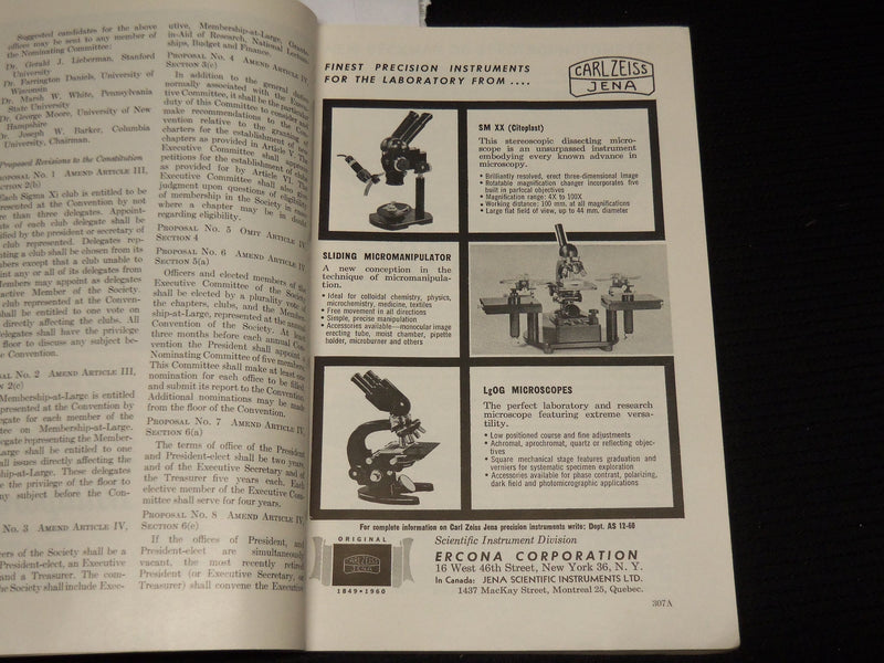 1960 DECEMBER AMERICAN SCIENTIST MAGAZINE - VOLUME 48 NO. 4 - SP 4862N