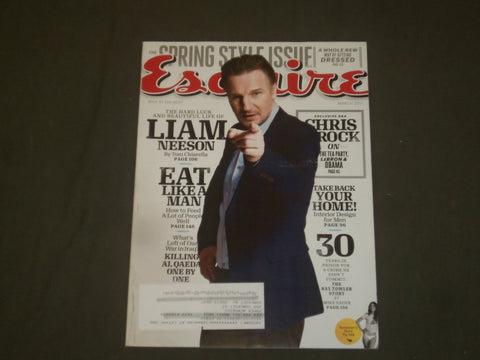 2011 MARCH ESQUIRE MAGAZINE - LIAM NEESON COVER - B 1968