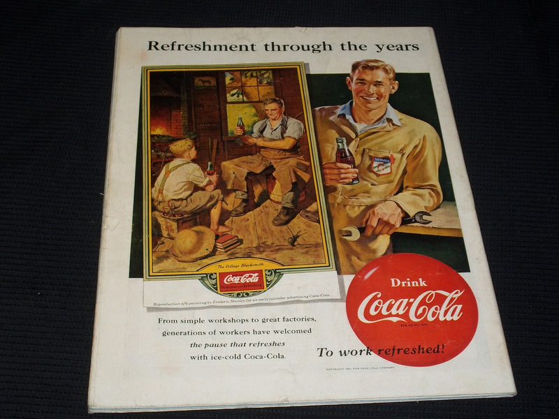 1951 MARCH 24 SATURDAY EVENING POST MAGAZINE NICE ILLUSTRATED COVER - E 1270