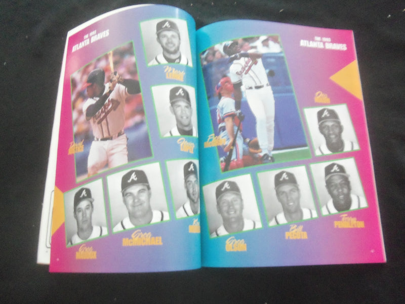1993 PHILADELPHIA PHILLIES ATLANTA BRAVES NL CHAMPIONSHIP SERIES PROGRAM-B 4443Q