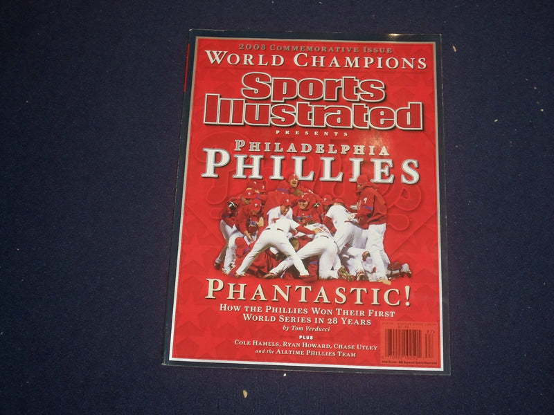 2008 SPORTS ILLUSTRATED MAGAZINE -PHILADELPHIA PHILLIES WORLD CHAMPIONS- ST 6766