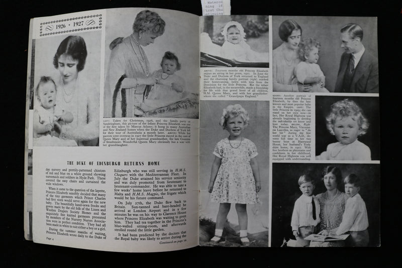 1950 PRINCESS ANNE FIRST SOUVENIR BOOK - SOFTCOVER - K 2252