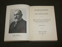 1926 THE BRASS INDUSTRY IN THE UNITED STATES BOOK BY WILLIAM G. LATHROP- KD 6232