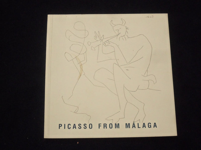 2001 PICASSO FROM MALAGA SOFTCOVER BOOK - ENGLISH & SPANISH TEXT - KD 8704