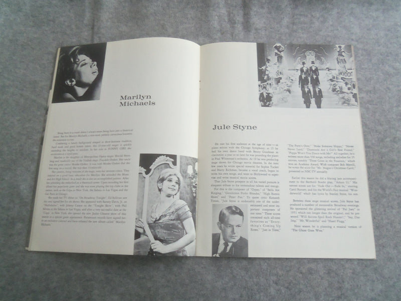 1965 FUNNY GIRL NATIONAL COMPANY PROGRAM- MARILYN MICHAELS-NANCY ANDREWS- J 7642