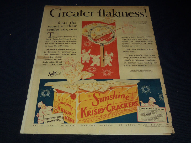 1930 OCTOBER 26 PITTSBURGH SUN TELEGRAPH GRAVURE - COLOR- GIFFORD BEAL - NT 9584
