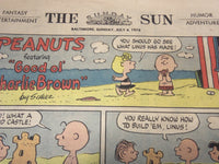 1976 JULY 4 THE BALTIMORE SUN NEWSPAPER COMIC SECTIONS LOT OF 2 - NP 8931