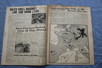 1940 JUNE 3 DAILY MIRROR NEWSPAPER - NAZIS BLAST 56 RESCUE VESSELS - NP 8674