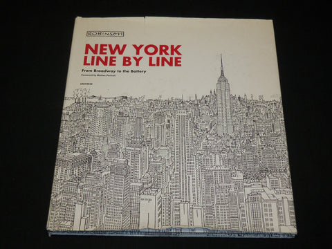 2009 NEW YORK LINE BY LINE HARDCOVER BOOK BY ROBINSON - GREAT PHOTOS - I 1950