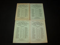1970-1974 THE JOURNAL OF GENETIC PSYCHOLOGY MAGAZINE LOT OF 4 - WR 572A