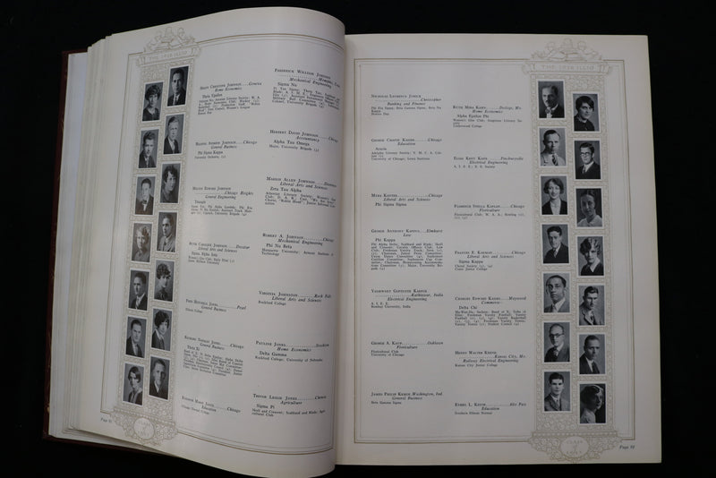 1928 THE ILLIO UNIVERSITY OF ILLINOIS YEARBOOK - URBANA-CHAMPAIGN, IL - YB 3533