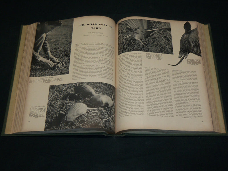 1941 NOV-1942 OCT TRAVEL MAGAZINE BOUND VOLUME - GREAT COVERS - KD 5989