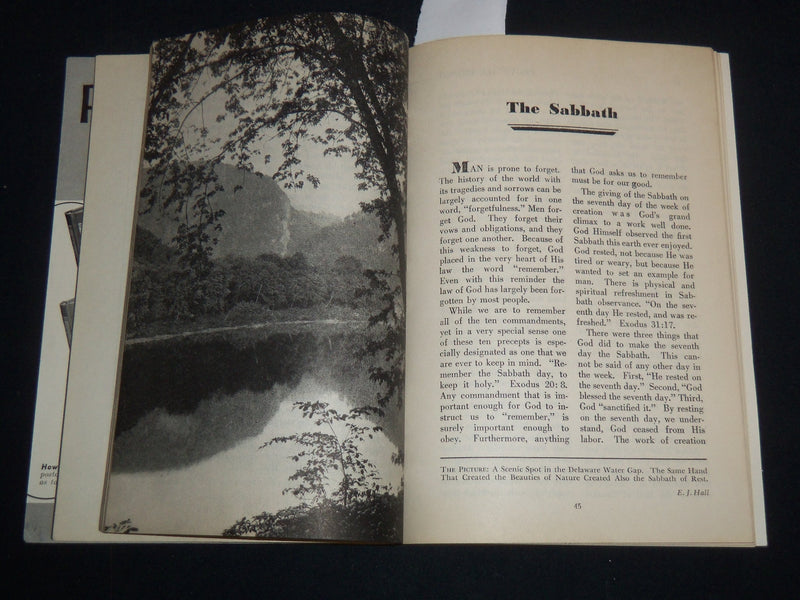 1943 PROVE ALL THINGS SOFTCOVER BOOK BY M. LESLIE RICE - J 9299