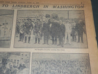 1927 JUNE 12 NEW YORK TIMES - NATION PAY ITS HOMAGE TO LINDBERGH - NT 5067