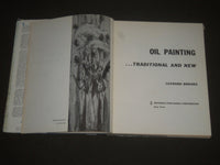 1960 OIL PAINTING TRADITIONAL AND NEW BY LEONARD BROOKS BOOK - I 1012