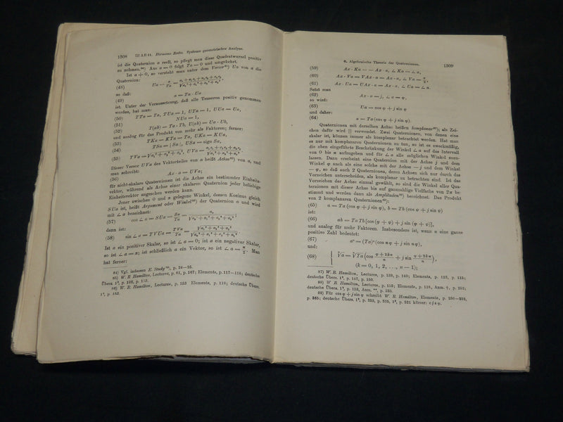 1900'S ENCYKLOPÄDIE DER MATHEMATISCHEN WISSENSCHAFTEN VOLUMES LOT OF 70 - WR 465