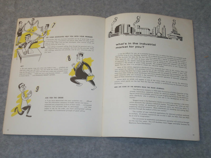 1955 SYLVANIA INDUSTRIAL SALES MANUAL - J 6305