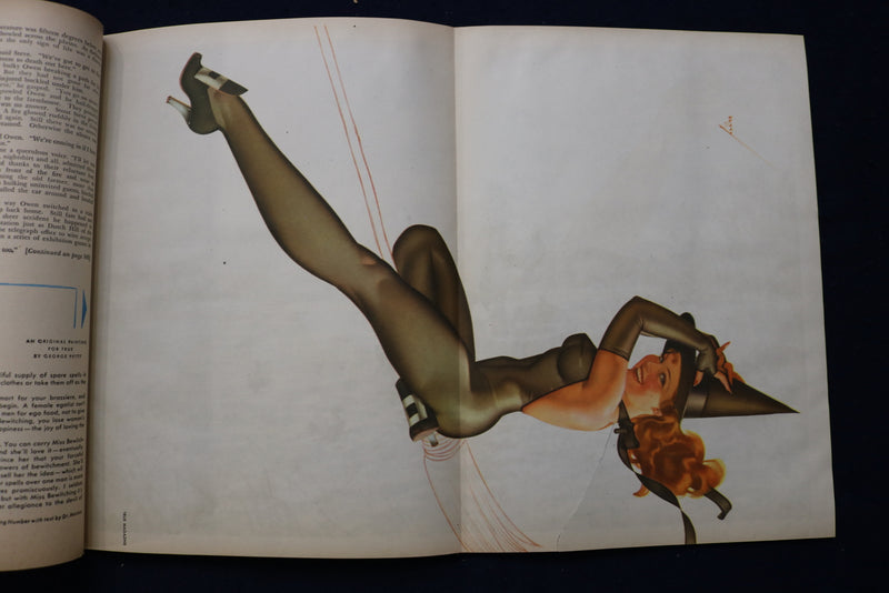 1945 NOVEMBER TRUE, MAN'S MAGAZINE - GEORGE PETTY PIN-UP - E 12977