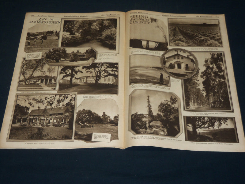 1926 MARCH 17 PROGRESSIVE CALIFORNIA IN ROTOGRAVURE - 3 SECTIONS - NP 5112