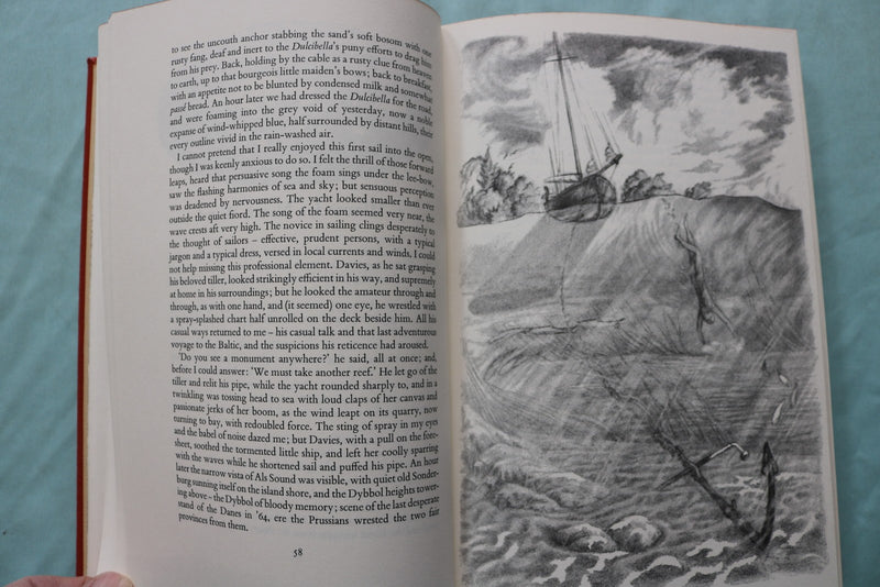 1992 THE RIDDLE OF THE SANDS HARDCOVER BOOK BY ERSKINE CHILDERS - KD 9671