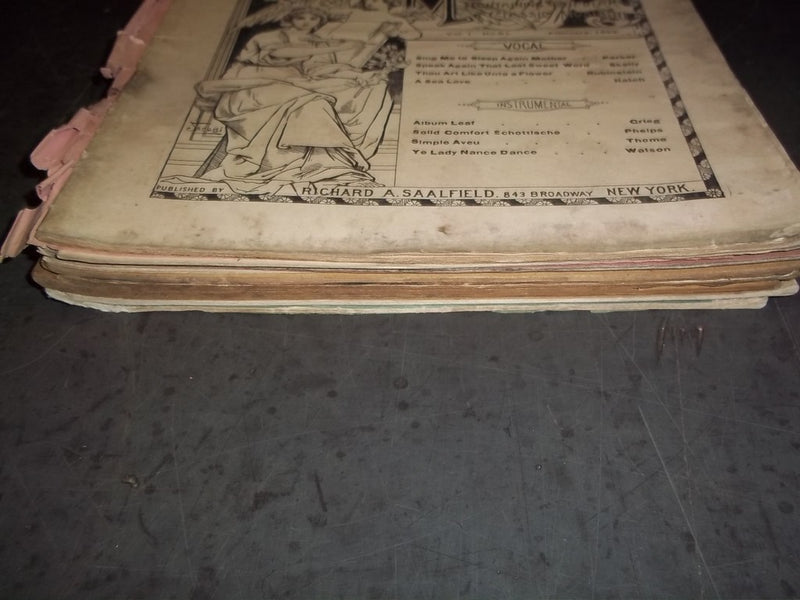 1892-1894 THE NEW YORK MUSICAL PUBLICATION MONTHLY SHEET MUSIC LOT OF 9 - O 2657