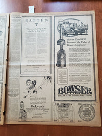 1921 NOV 22 NEW YORK TIMES NEWSPAPER-FRANCE NOT TO DEFEND LIBERTY ALONE -NT 8006