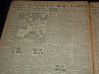 1939 SEPT 2 MINNEAPOLIS MORNING TRIBUNE - BRITISH & FRENCH WAIT WAR - NT 9518
