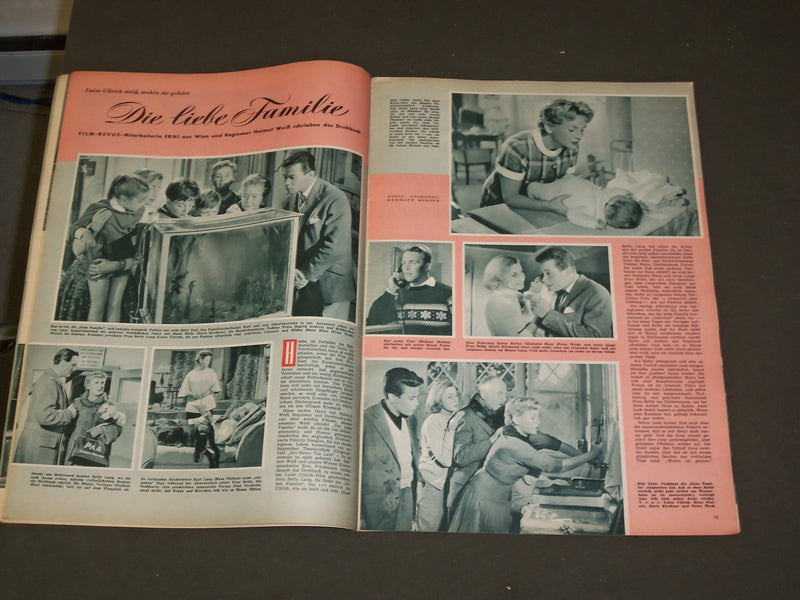 1956 NOV 27 FILM REVIEW (GERMAN) MAGAZINE - NICE PHOTOS, ARTICLES & ADS - B 3977