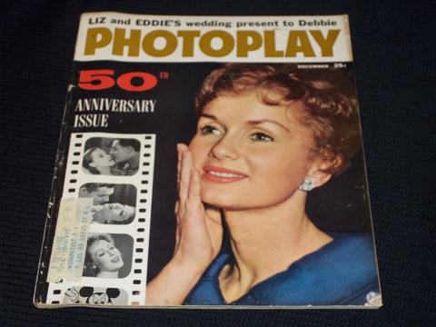 1960 DECEMBER PHOTOPLAY MAGAZINE - DEBBIE REYNOLDS FRONT COVER - E 16679