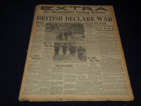 1939 SEPT 3 MINNEAPOLIS SUNDAY TRIBUNE EXTRA - BRITISH DECLARE WAR - NT 9519