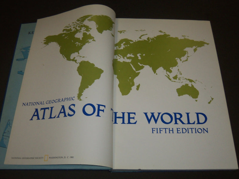 1983 NATIONAL GEOGRAPHIC ATLAS OF THE WORLD - NICE COLOR MAPS - KD 2577