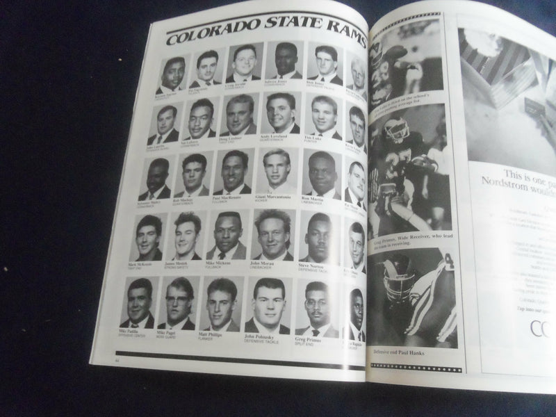 1990 DEC 29 FREEDOM BOWL PROGRAM - UNIV OREGON VS COLORADO STATE UNIV - ST 4027N