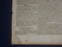 1833 SEPTEMBER 5 THE GLOBE NEWSPAPER - U.S. BANK - JACKSON - NP 5076