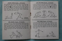 1954 LET'S PLAY BEAT THE CLOCK STUNT BOOK - SOFTCOVER - K 2570