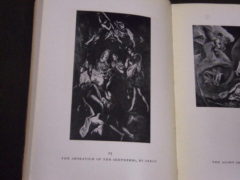 1928 SPANISH PAINTINGS CATALOG EL GRECO TO GOYA BOOK - NICE ILLUS. - J 5192