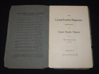 1900-1901 THE GRANT FAMILY BI-MONTHLY MAGAZINE LOT OF 12 ISSUES - O 2922D