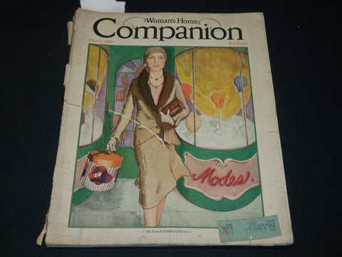 1930 MARCH WOMAN'S HOME COMPANION MAGAZINE - GREAT COVER & ADS - ST 4878H