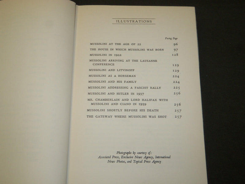 1954 MUSSOLINI INTIMATE LIFE OF A DEMAGOGUE BOOK BY PAOLO MONELLI - KD 5732