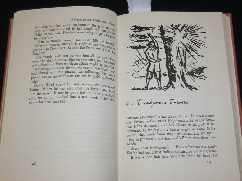 1957 ADVENTURE ON MANHATTAN ISLAND HARDCOVER BOOK BY ABRAHAM BURSTEIN - KD 6530