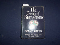 1942 THE SONG OF BERNADETTE HARDCOVER BOOK BY FRANZ WERFEL- KD 8172