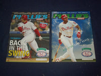 1999-2005 PHILADELPHIA PHILLIES OFFICIAL MAGAZINE - LOT OF 7 - ST 6822