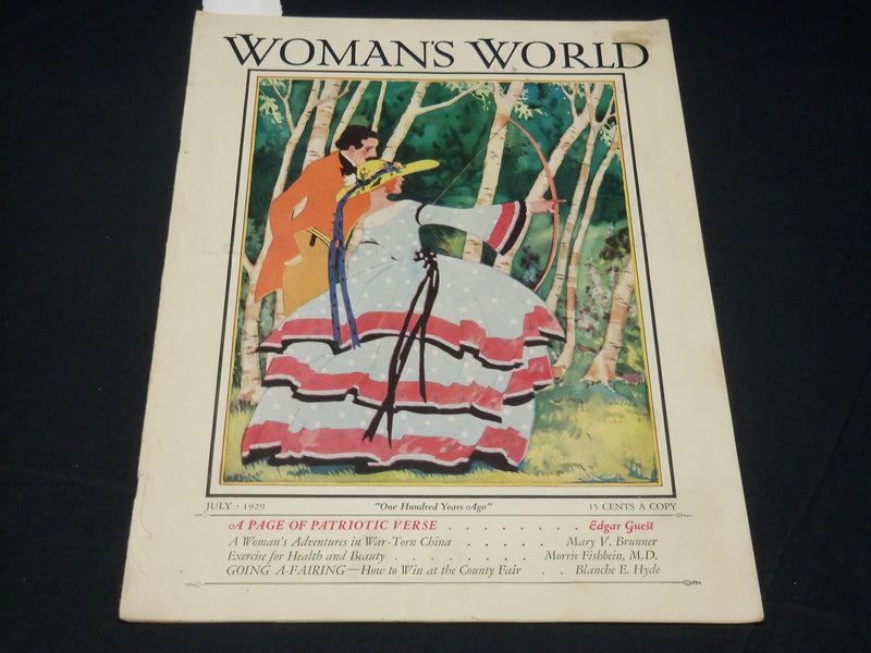 1929 JULY WOMAN'S WORLD MAGAZINE - EDGAR GUEST - NICE ADS - ST 530G