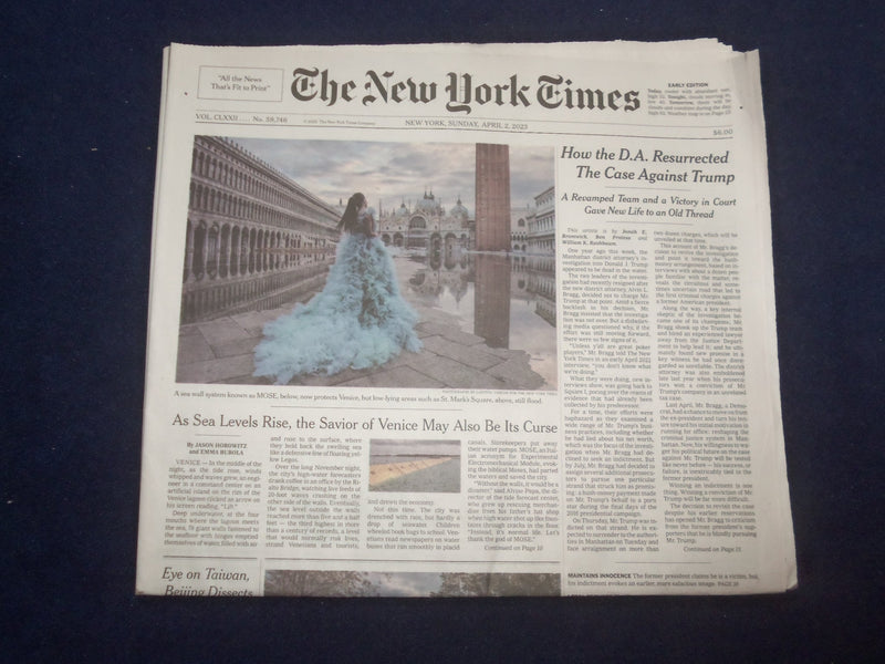 2023 APRIL 2 NEW YORK TIMES - HOW THE D.A. RESURRECTED THE CASE AGAINST TRUMP