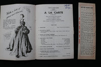 1948-1949 SAVOY THEATRE PROGRAMS - LOT OF 2 - LONDON - K 1823
