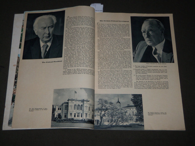 1958 GERMANY MAGAZINE - GREAT PHOTOS INSIDE - J 2762